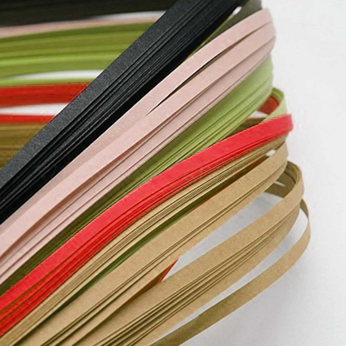 Card tree seasons M/3 quilled paper 5.5sq crm/red