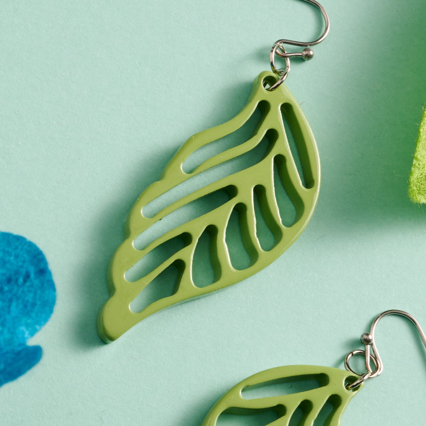Bodhi Painted Leaves Earrings