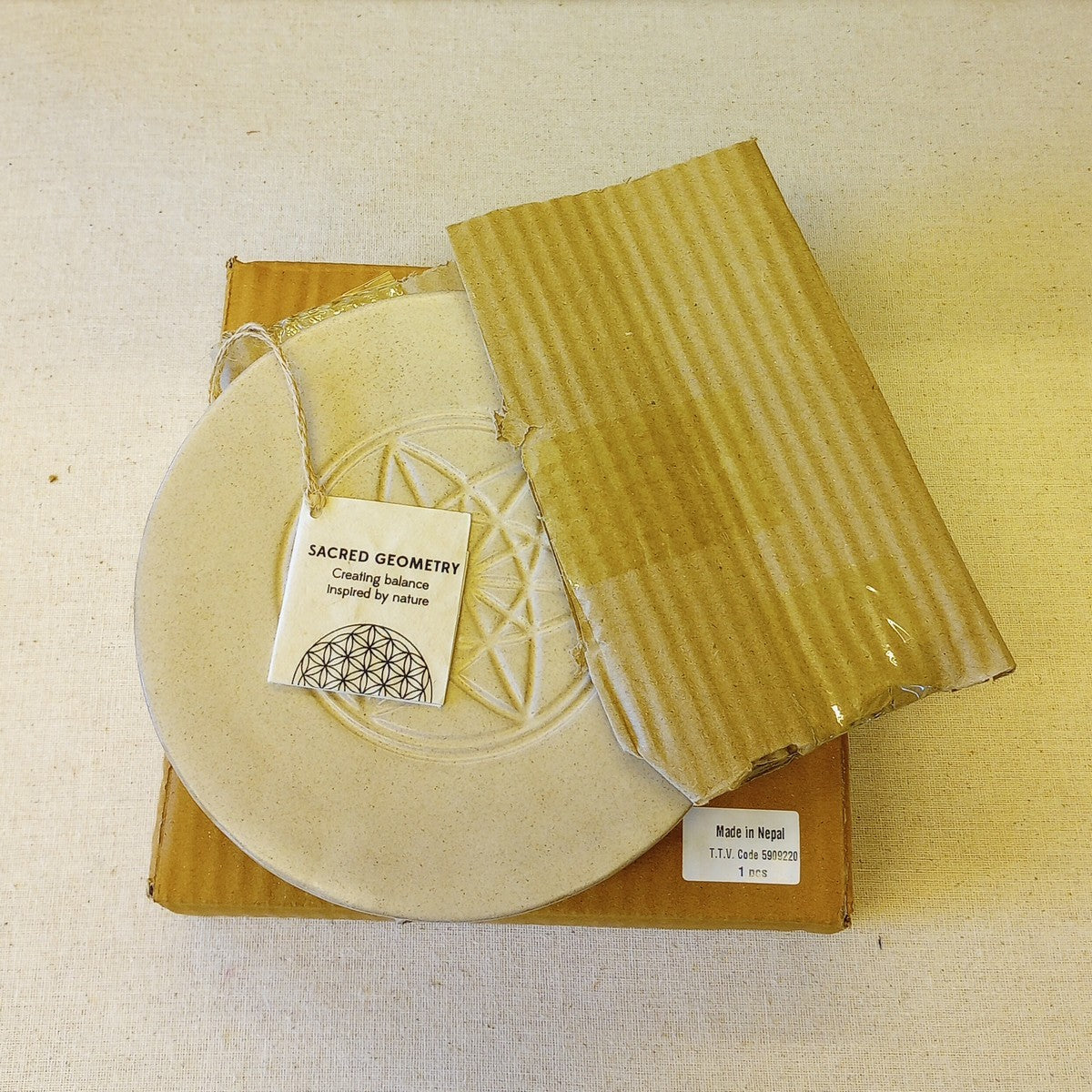 Trivet equilibrium of life ceramic 7D tan