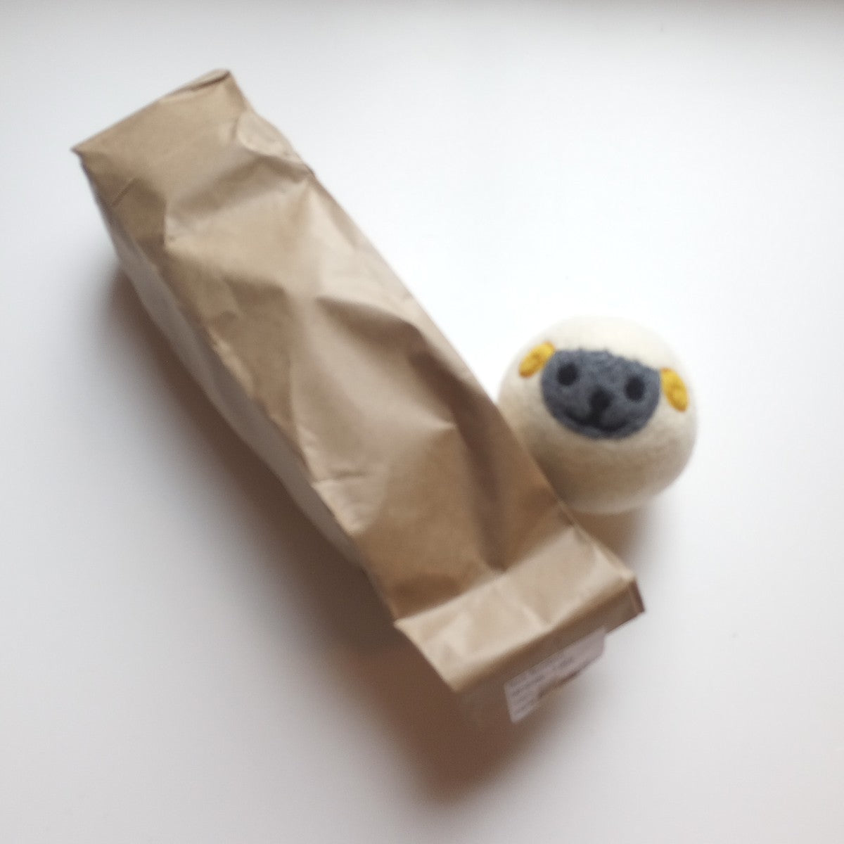Dryer ball sheep M/3 3D cream/gray/yellow