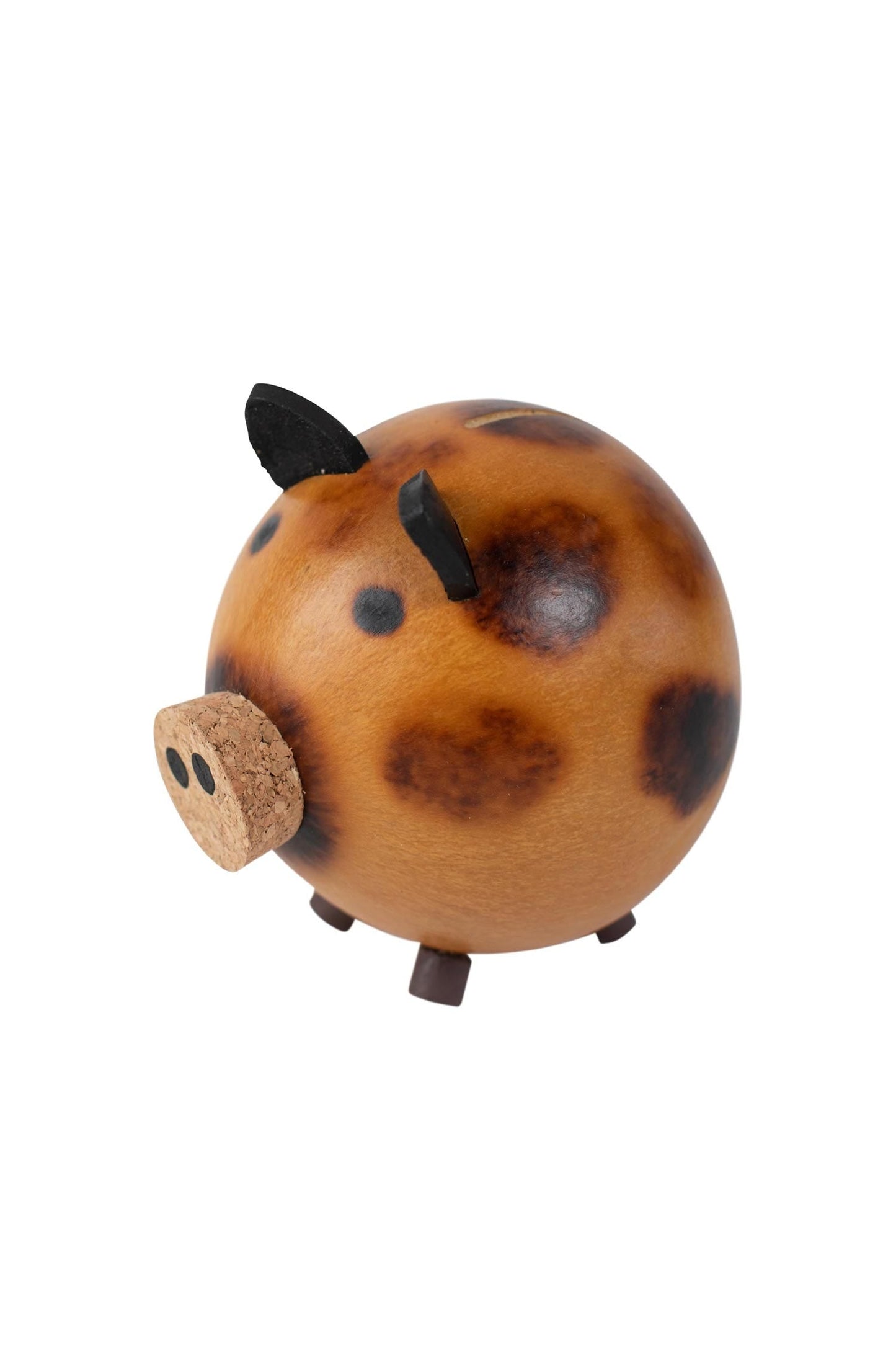 Piggy bank gourd/cork approx 4D nat/brown