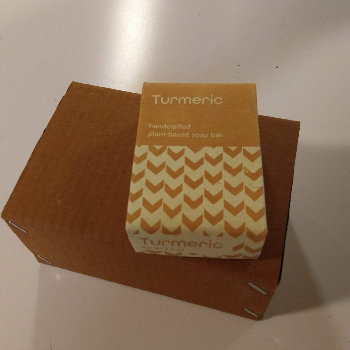 Soap turmeric M/5 3.2oz mustard/white