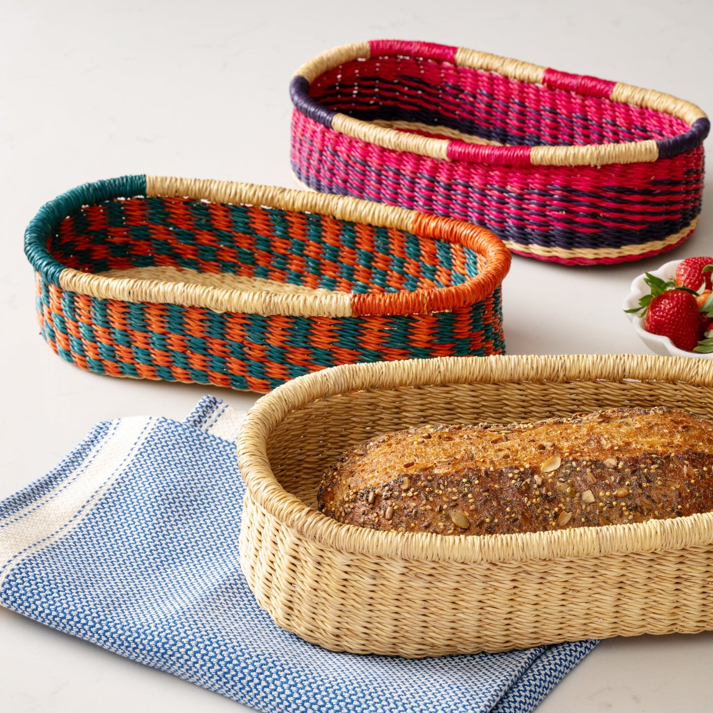 Ghana Breaking Bread Basket - Natural