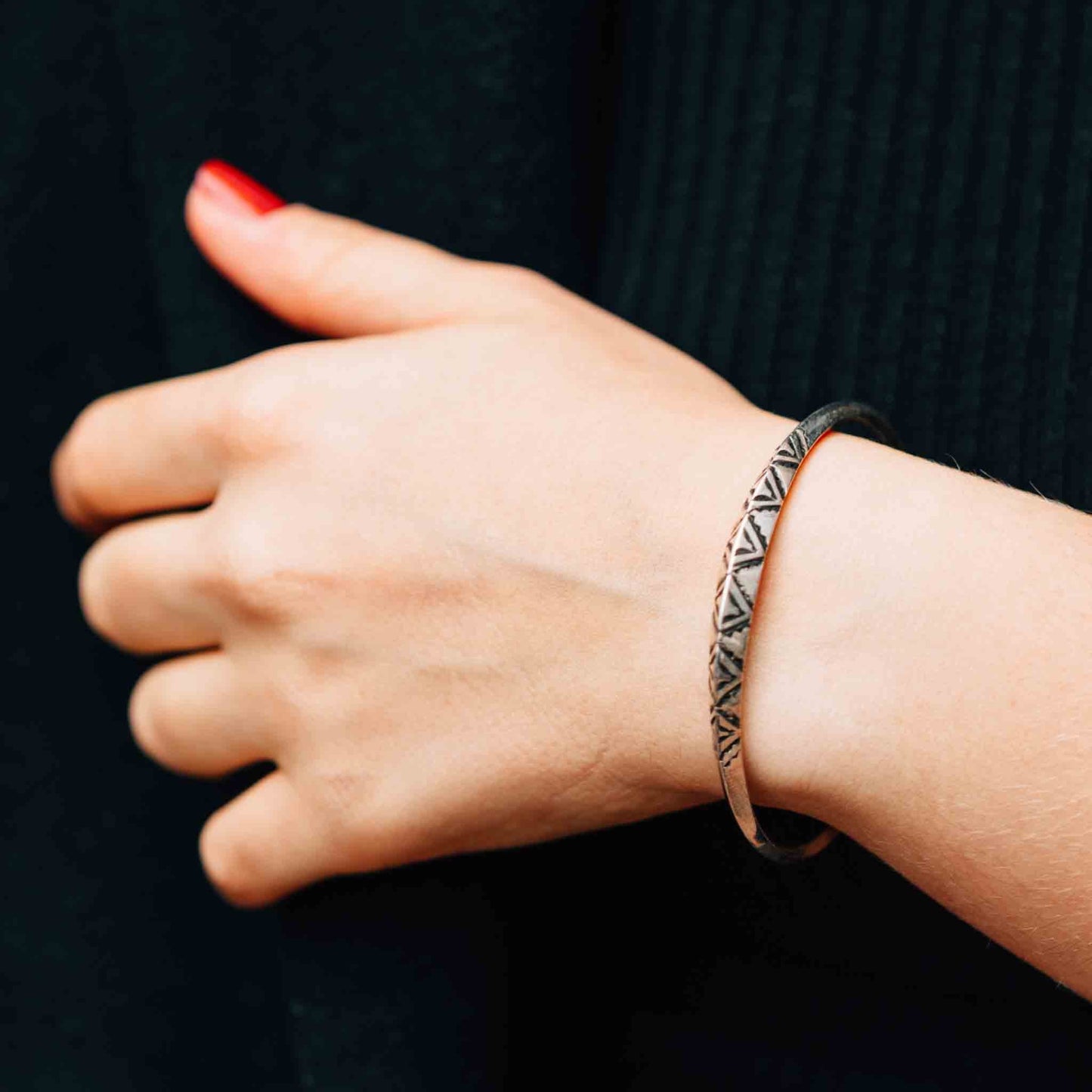 Ziri Silver Tuareg Bracelet - Default Title (1301060)