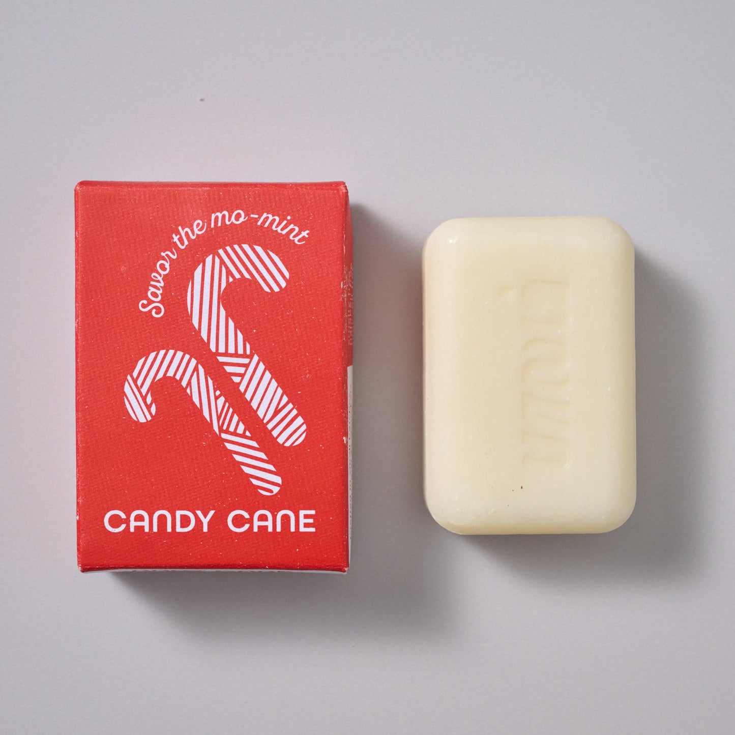 Soap candy cane M/5  3.2oz red/white