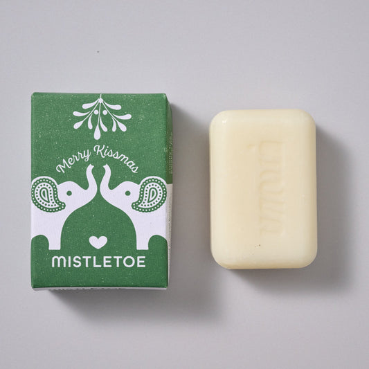 Soap mistletoe M/5 3.2oz teal/white