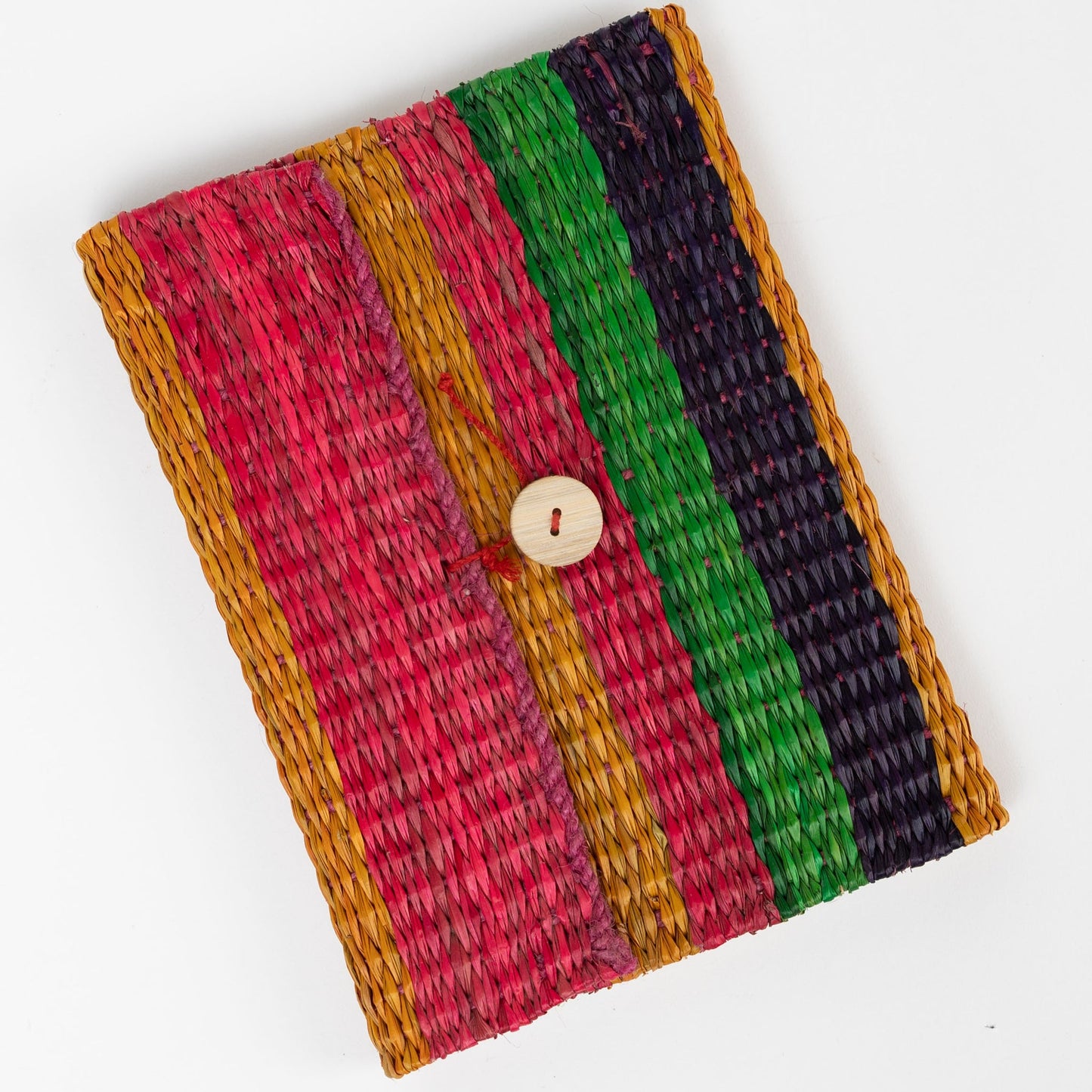 Journal vert striped p-grass/ppr 8.25Lx6W multi