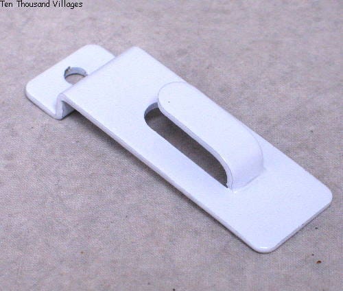 Slatwall display hooks white VM