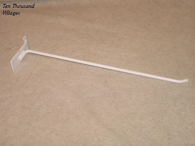 Slatwall hook 12 white VM