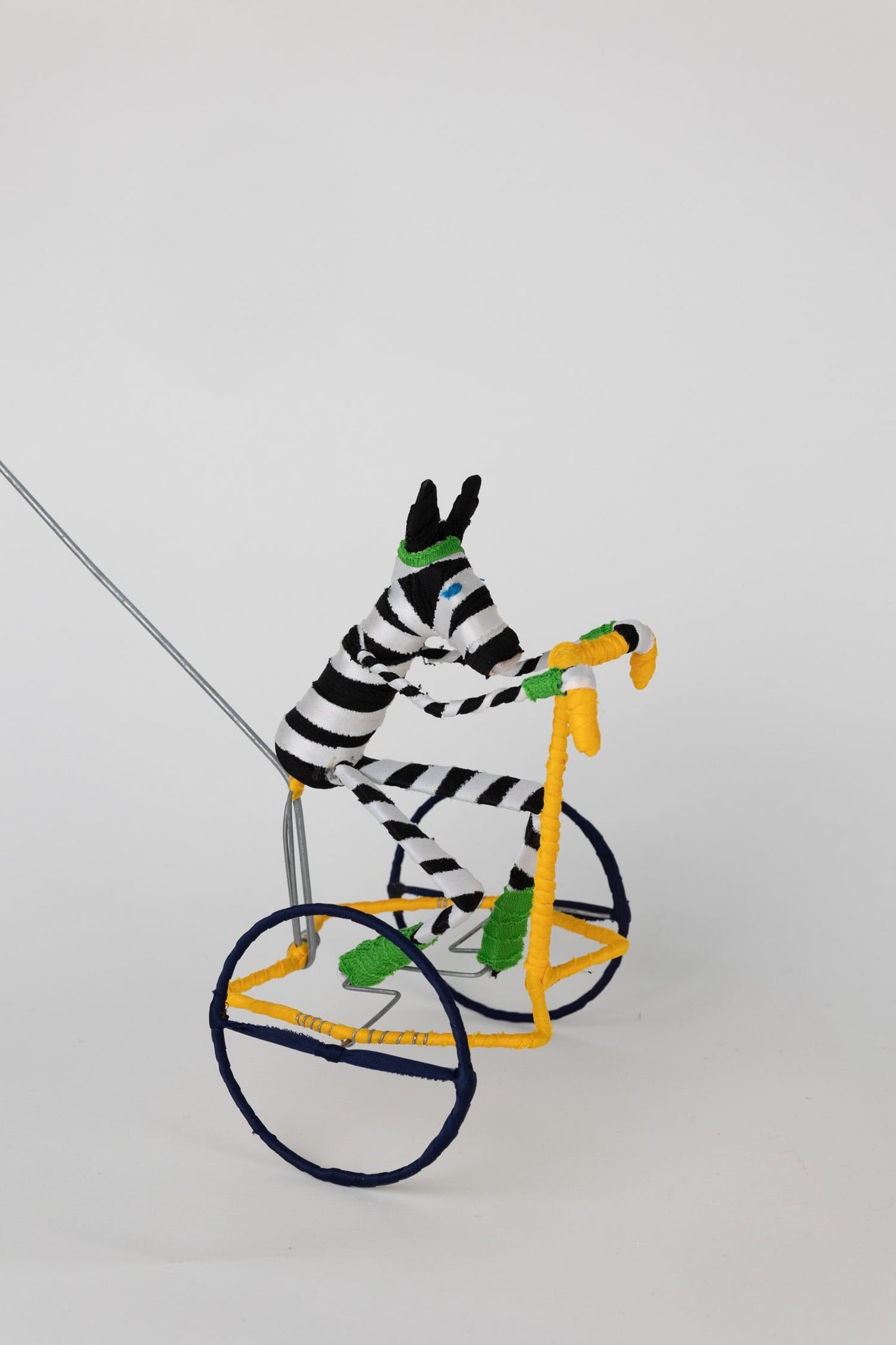 Galimoto zebra cyclist wire/fabric 28L asst