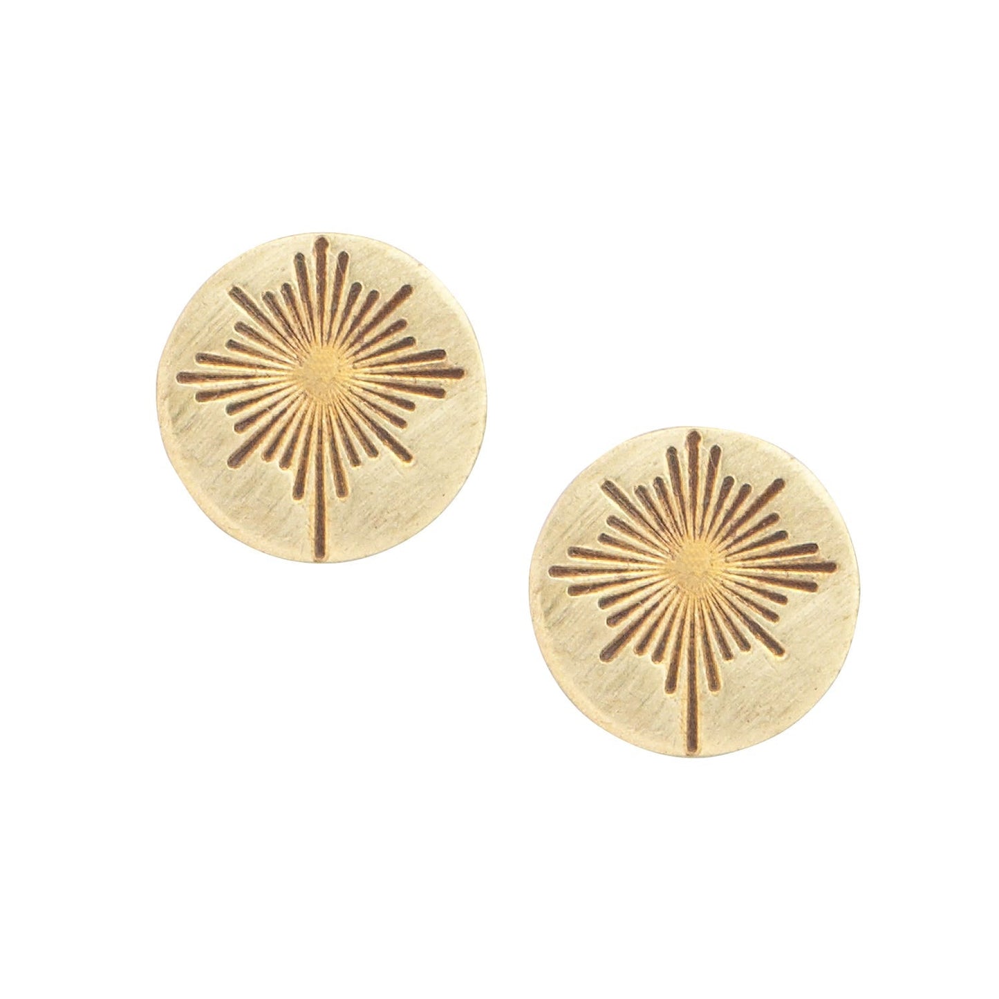 Earrings post many pointed star bombshell .25D br