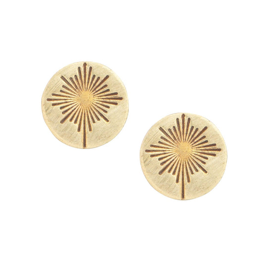 Earrings post many pointed star bombshell .25D br