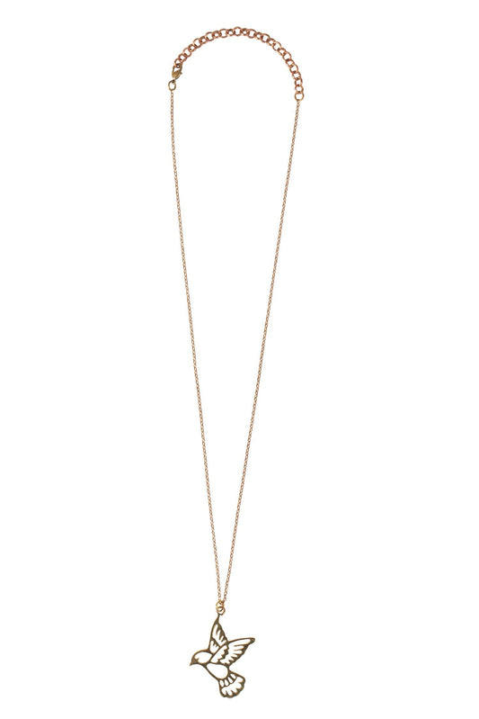 Necklace dove bombshell 20L gold color