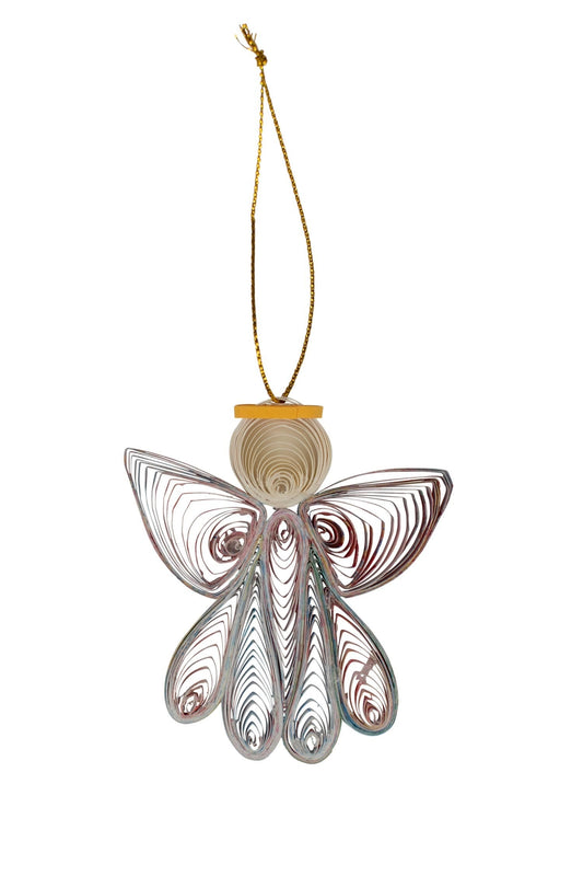Ornament angel M/5 quilled paper 3D asst