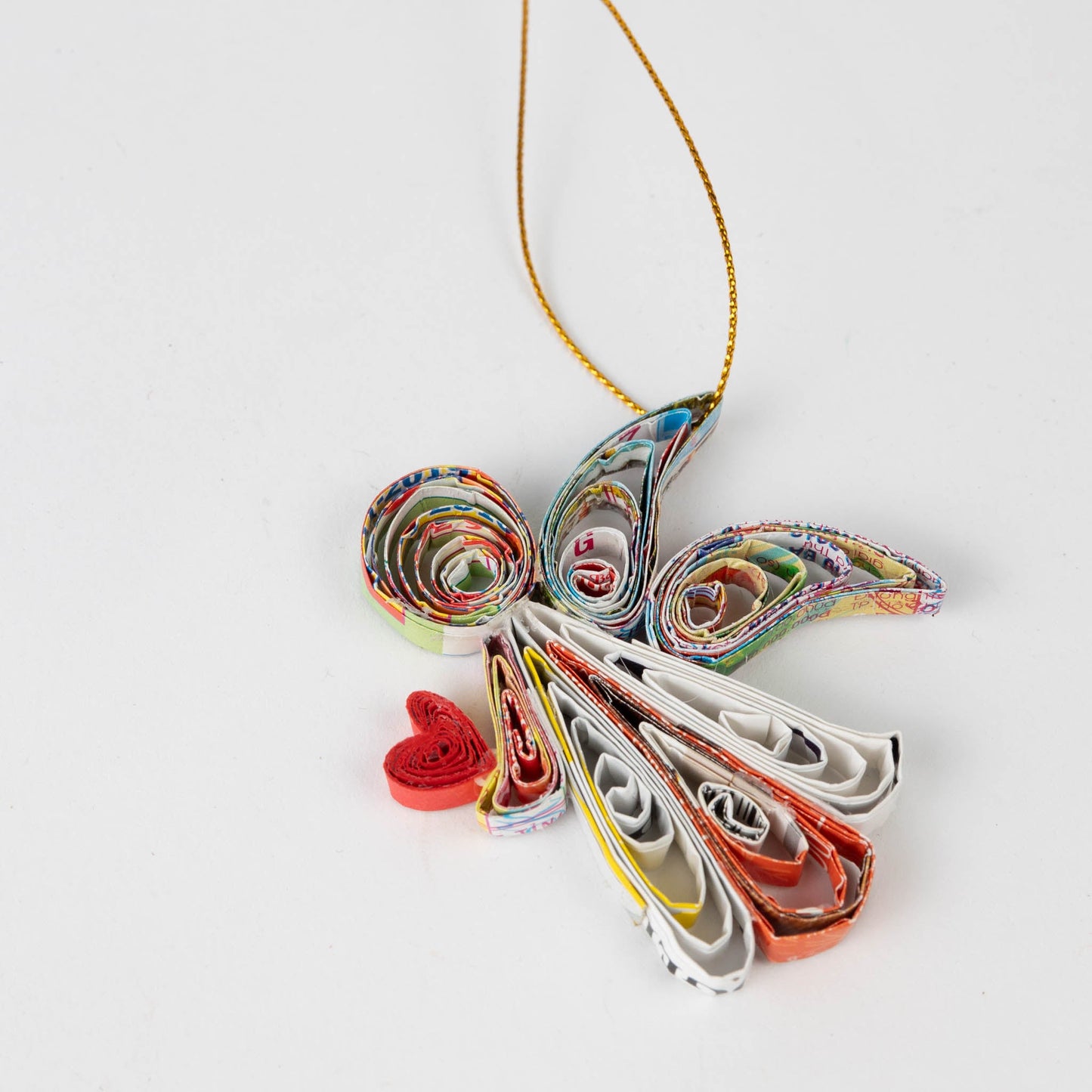 Angel Heart Quilled Ornament - Default Title (5405470)