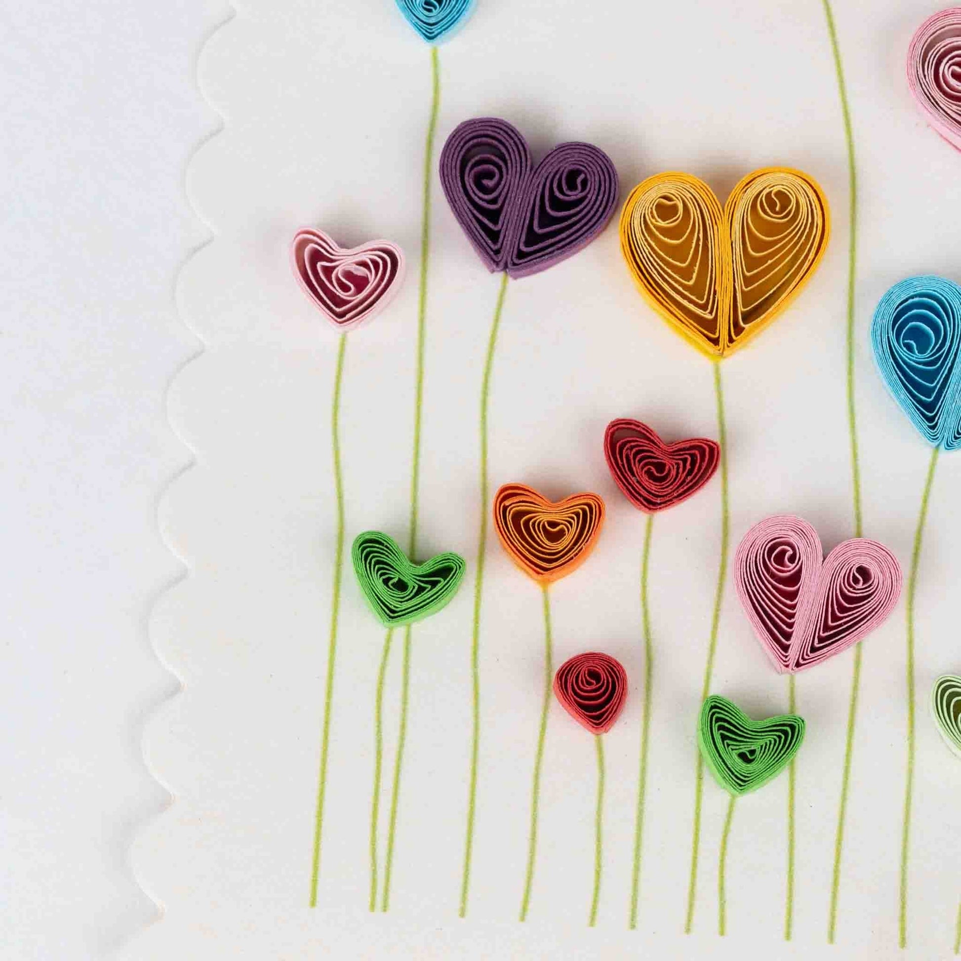 Happy Day! Quilled Greeting Card - Default Title (5405510)