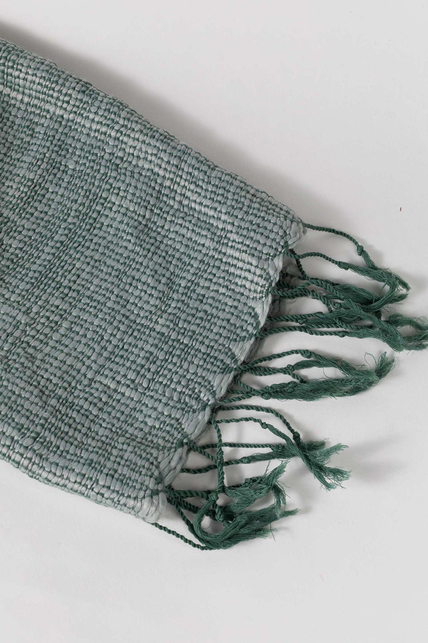 Scarf asst loose weave acrylic/viscose 72x30 aqua