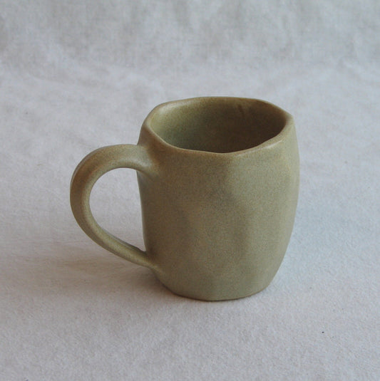 Mug honeycomb f/8oz ceramic 3Dx4 olive CA