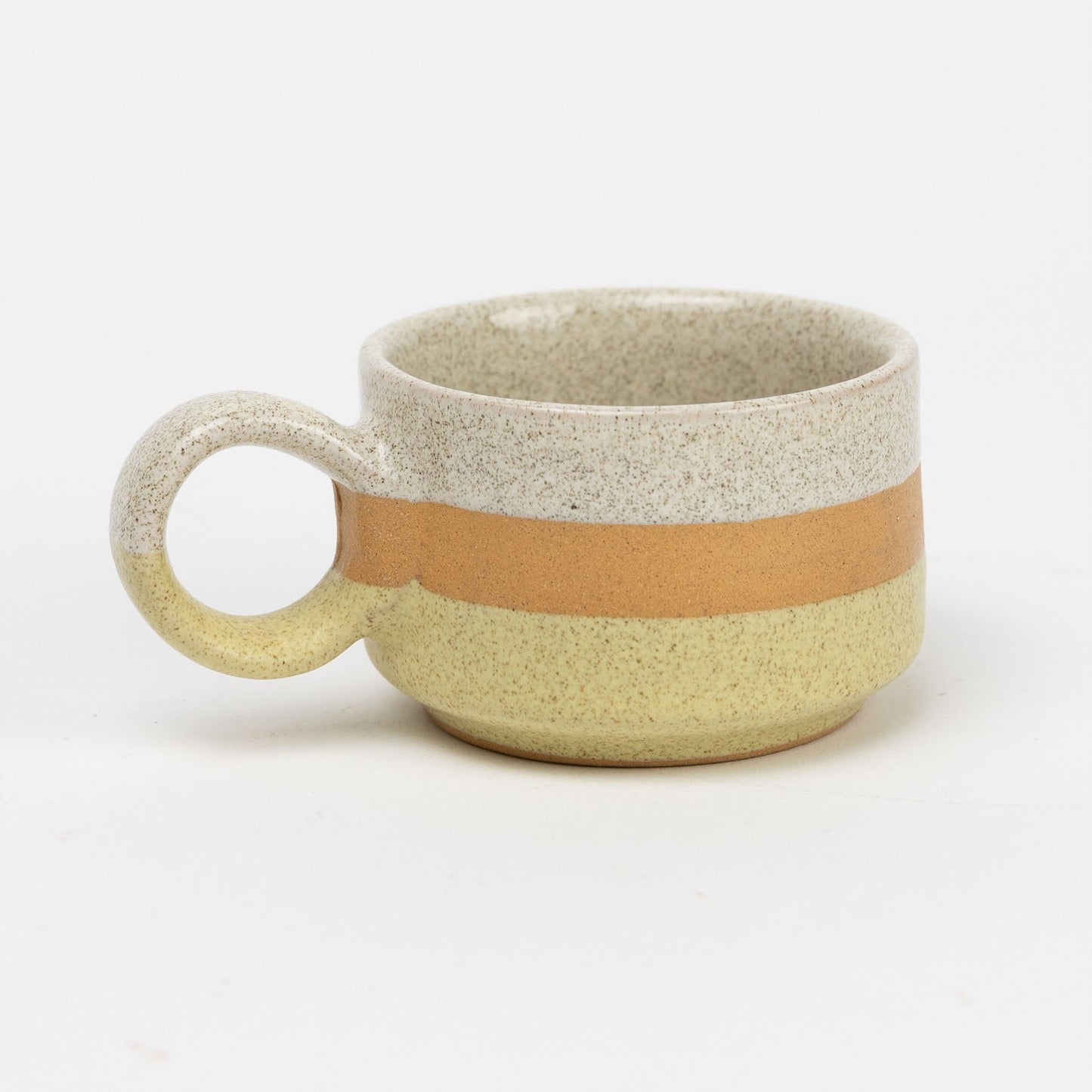 Mug espresso striped M/4 f/2 oz cer 2.5Hx1.5H asst