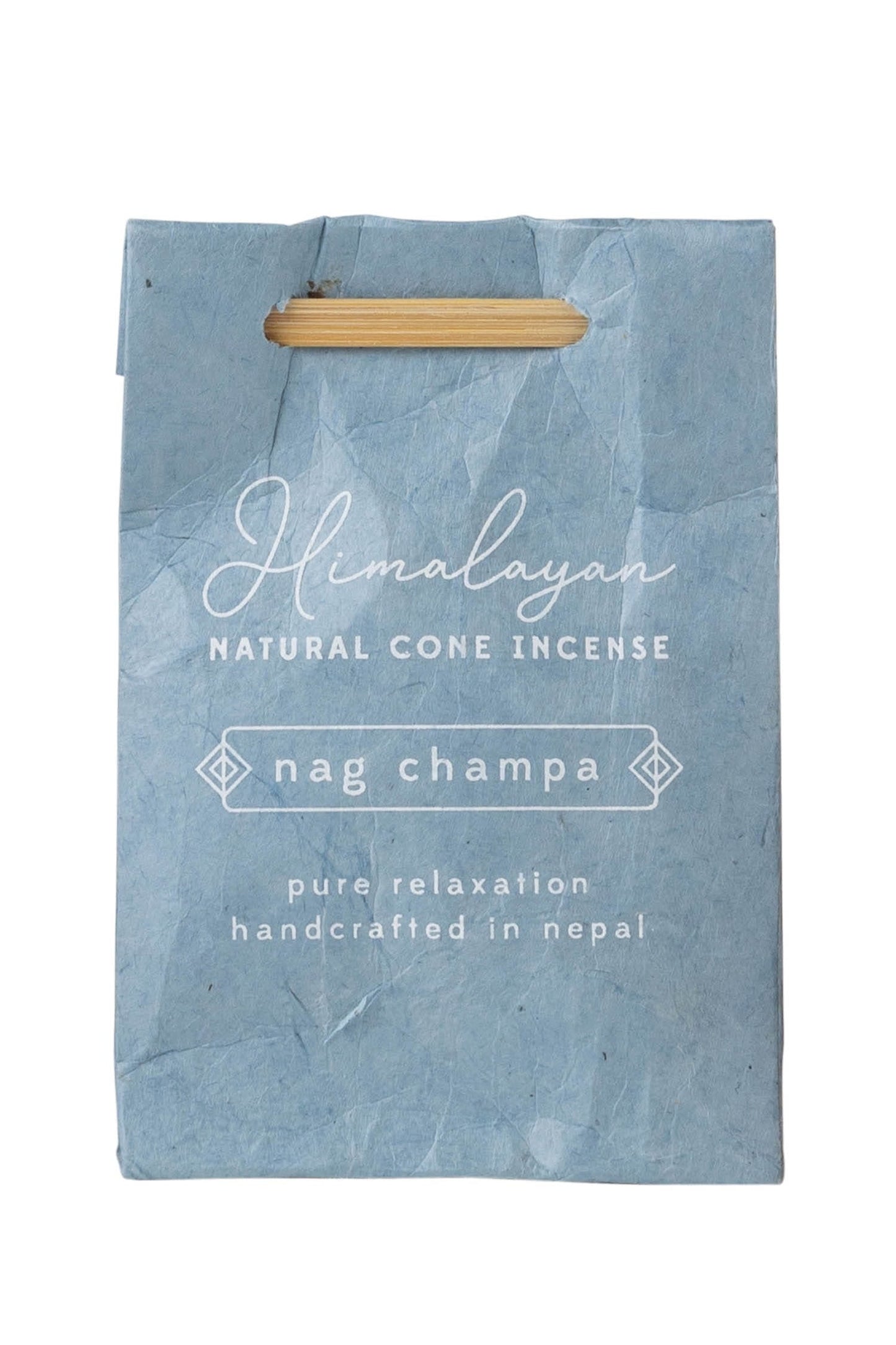 Incense cones s/12 w/bag M/2 nag champa blue