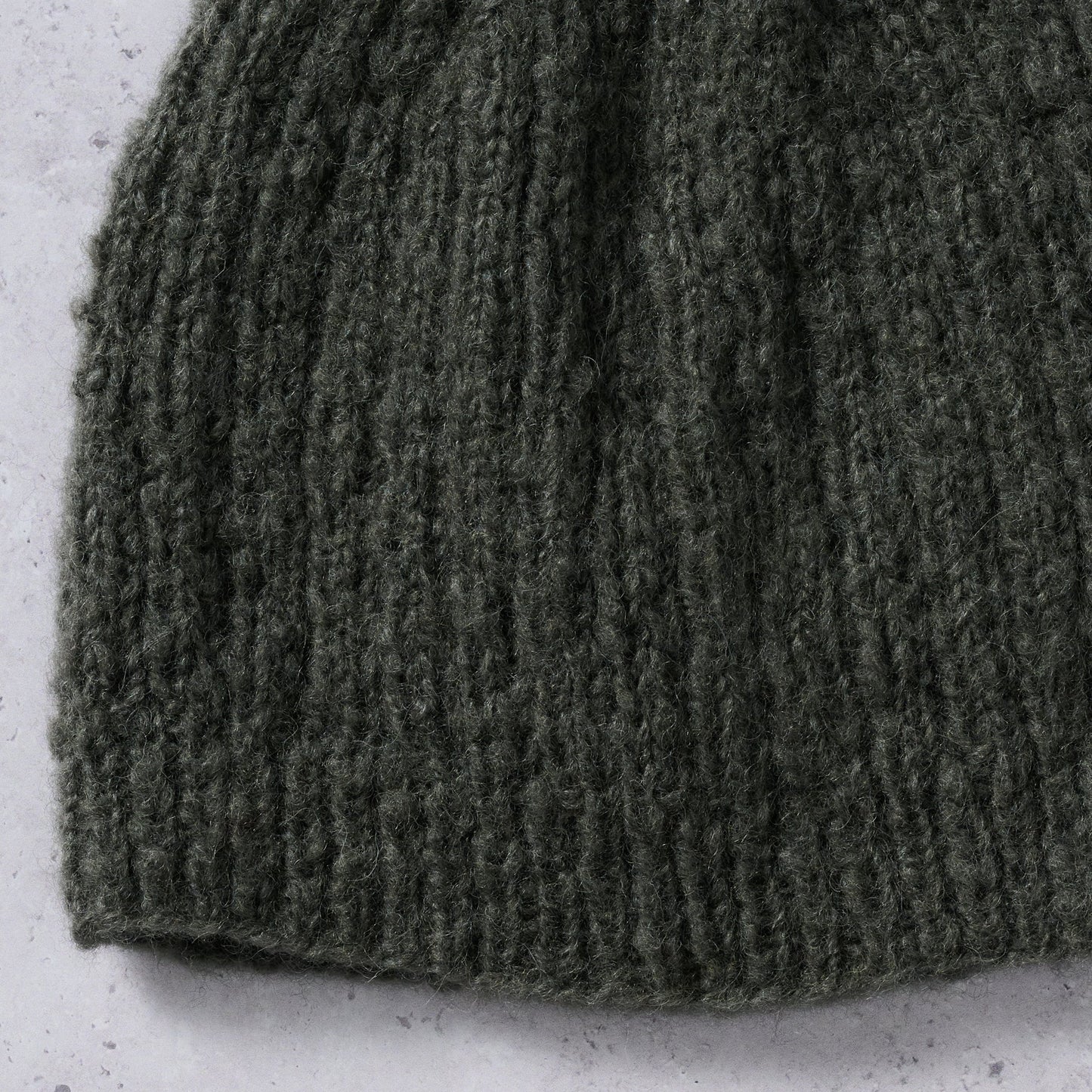 Hat knit wool/nylon 7H charcoal