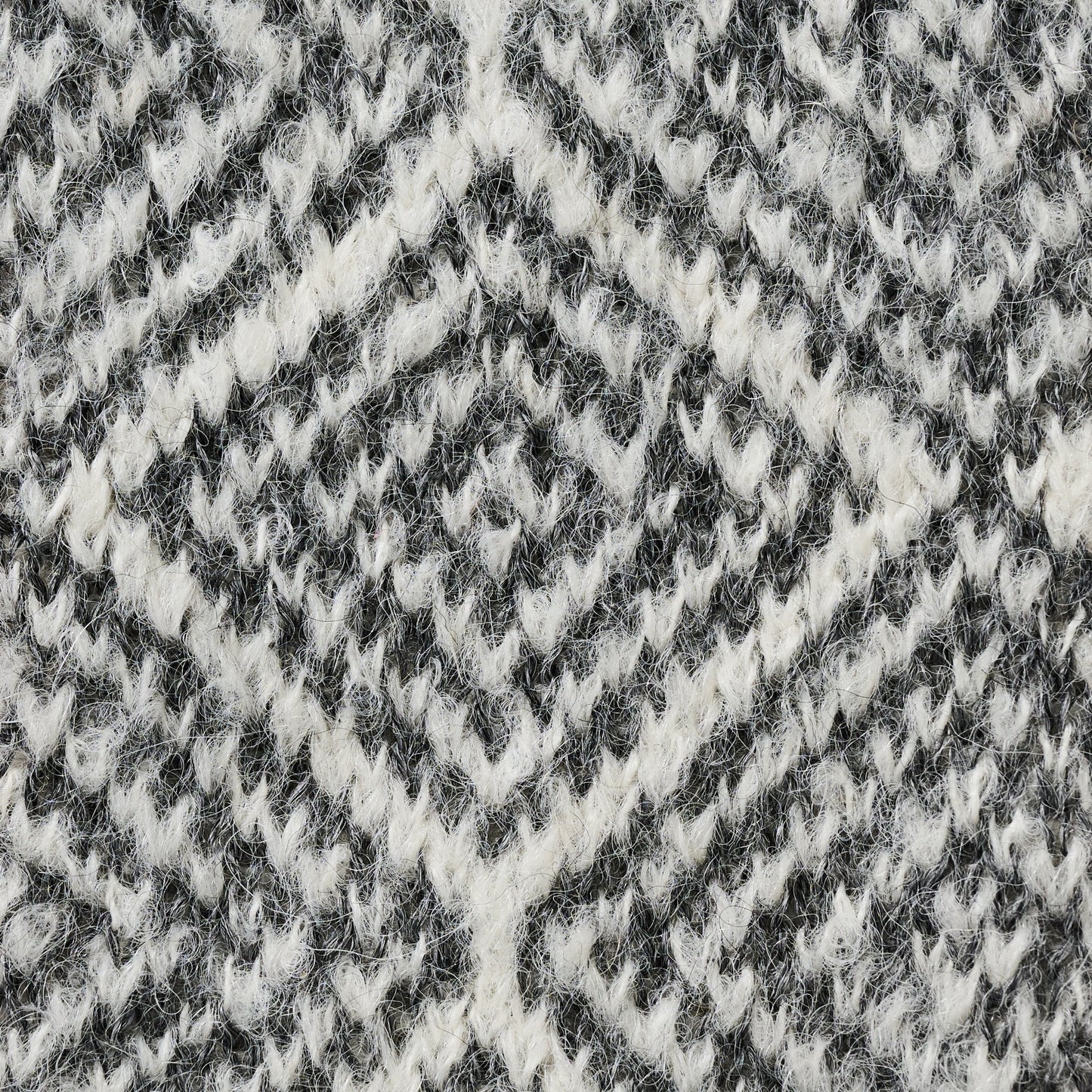 Headband diamond pattern alpaca 10x3 gray/white