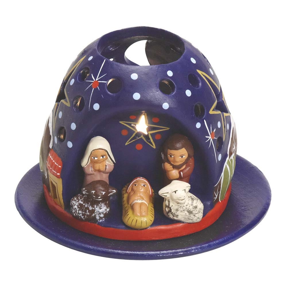 Nativity mountain f/t-light cer 3H