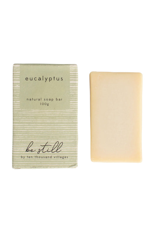 Soap eucalyptus Be Still M/3 3.5 oz pale green