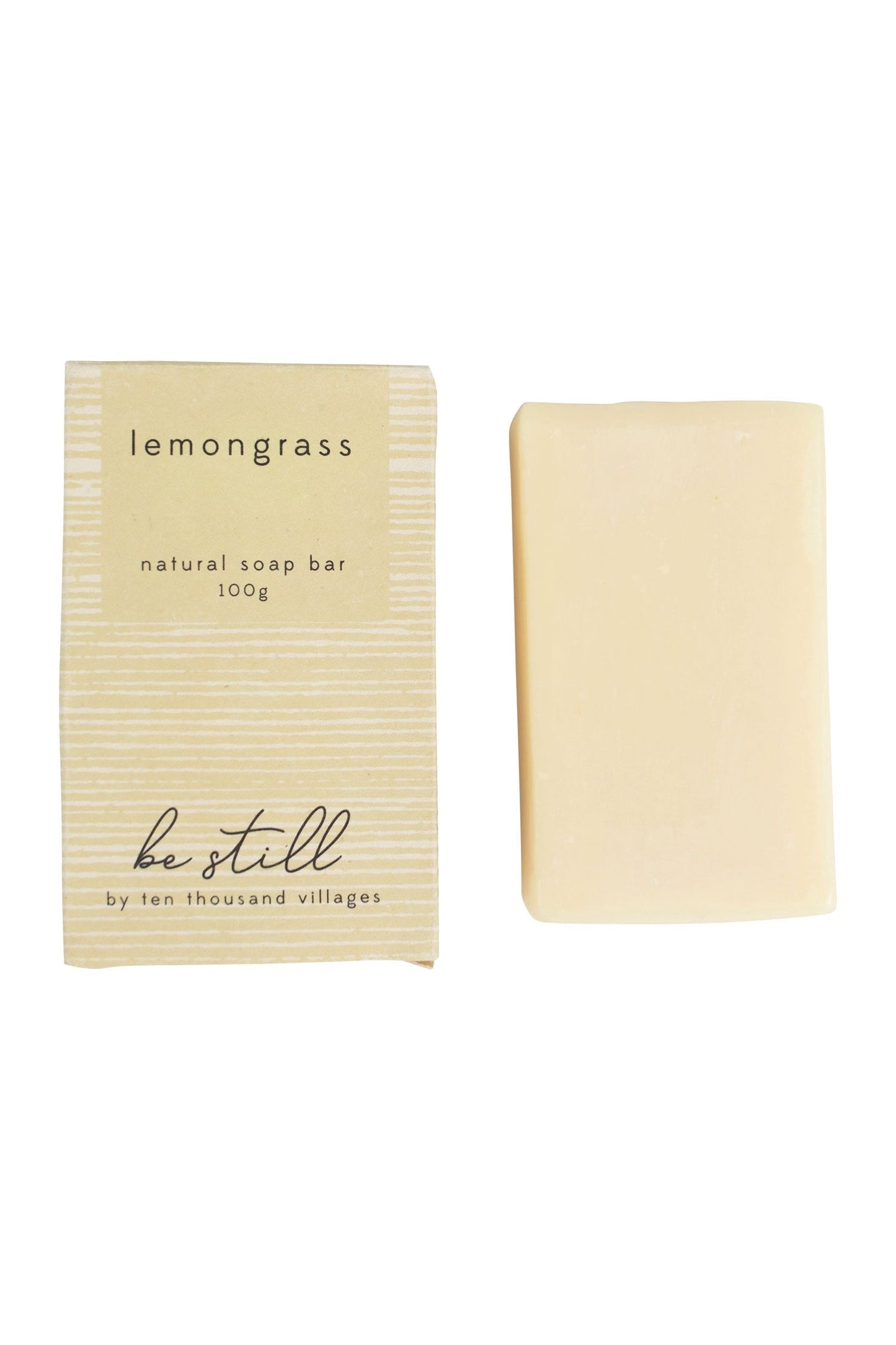 Soap lemongrass Be Still M/3 3.5 oz pale yellow