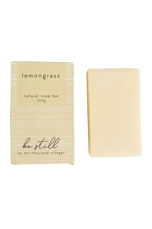 Soap lemongrass Be Still M/3 3.5 oz pale yellow