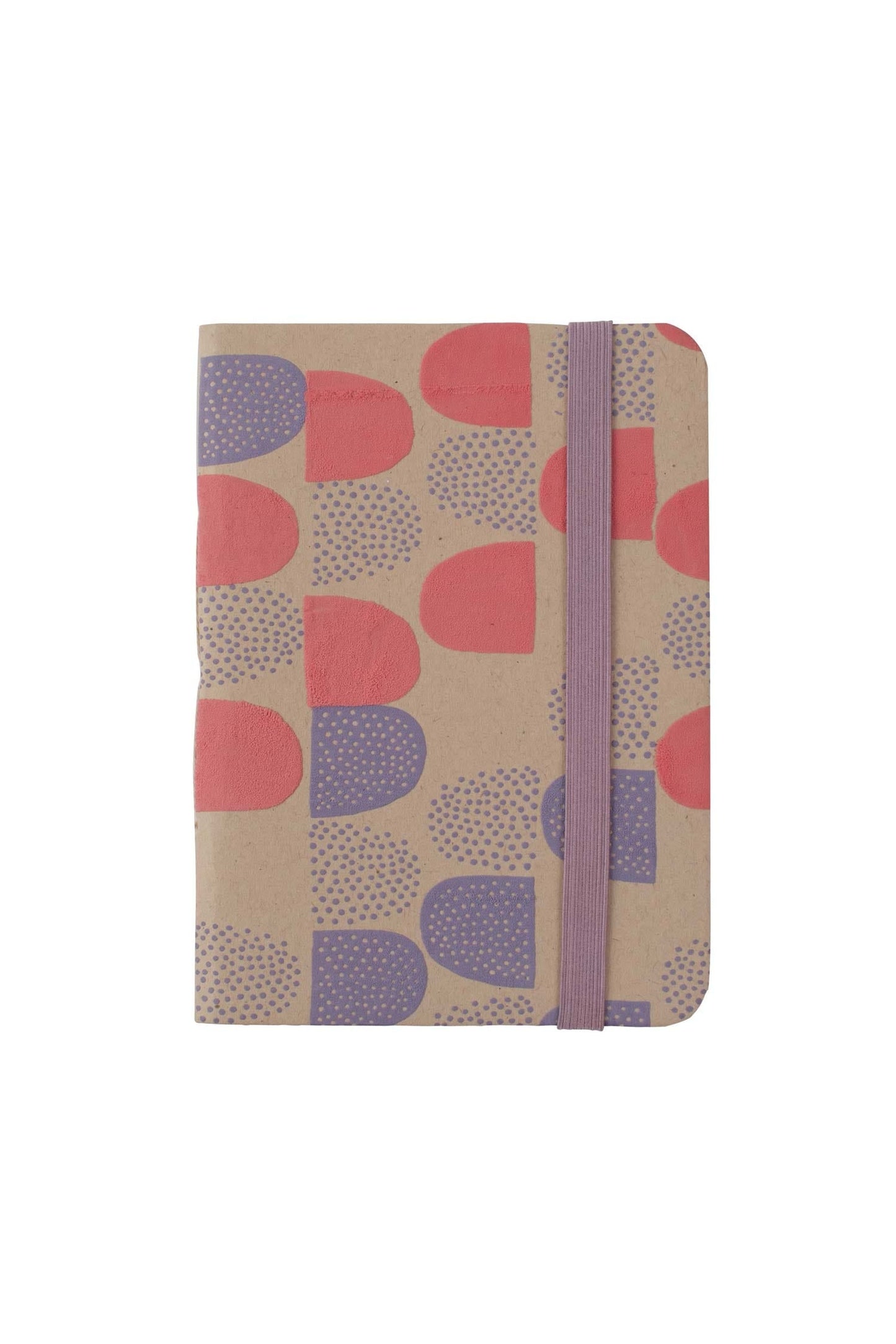 Journal embossed cover M/3 ppr 5.5x4.5 pink/prpl