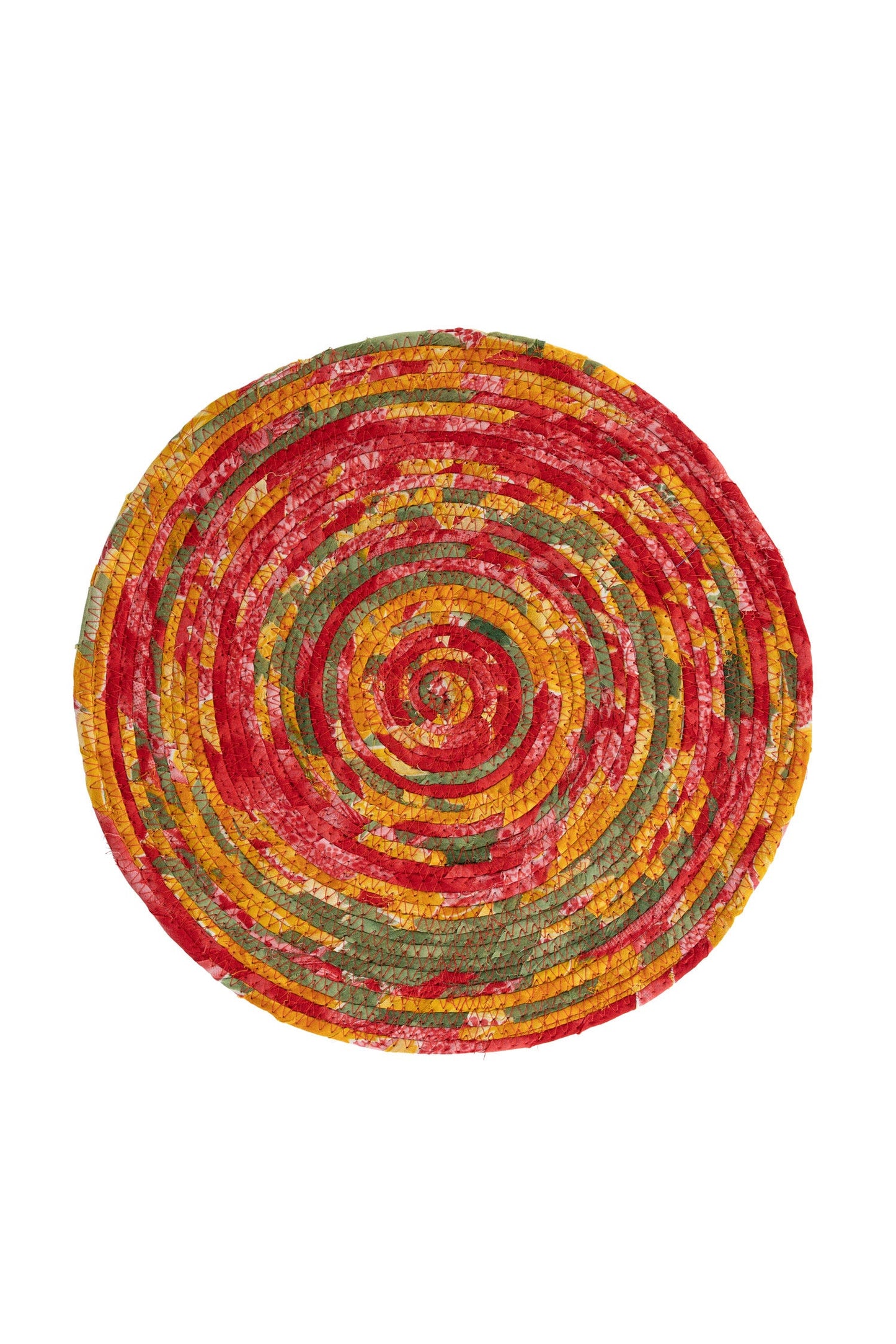 Placemat charger machine stitched sari 13D asst