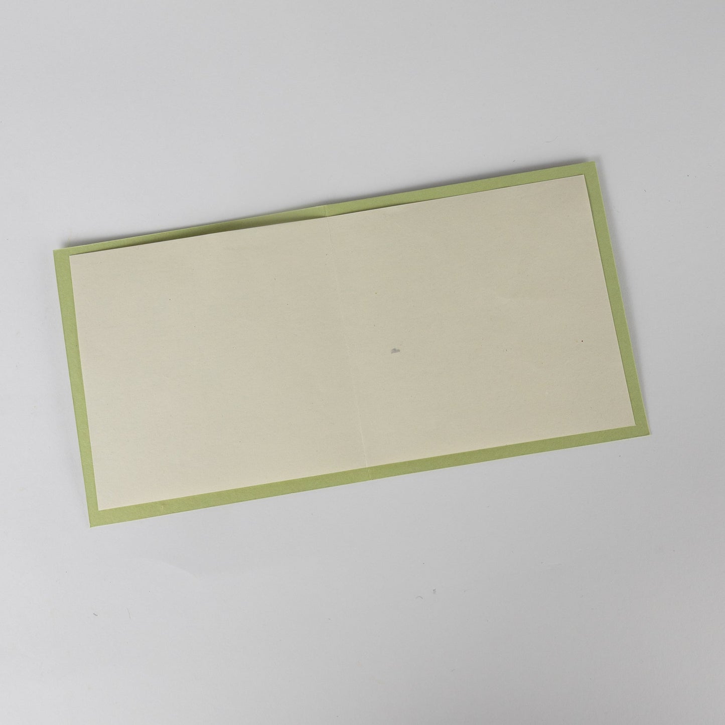 Card elephant M/3 paper 5.5sq green/blue/cream