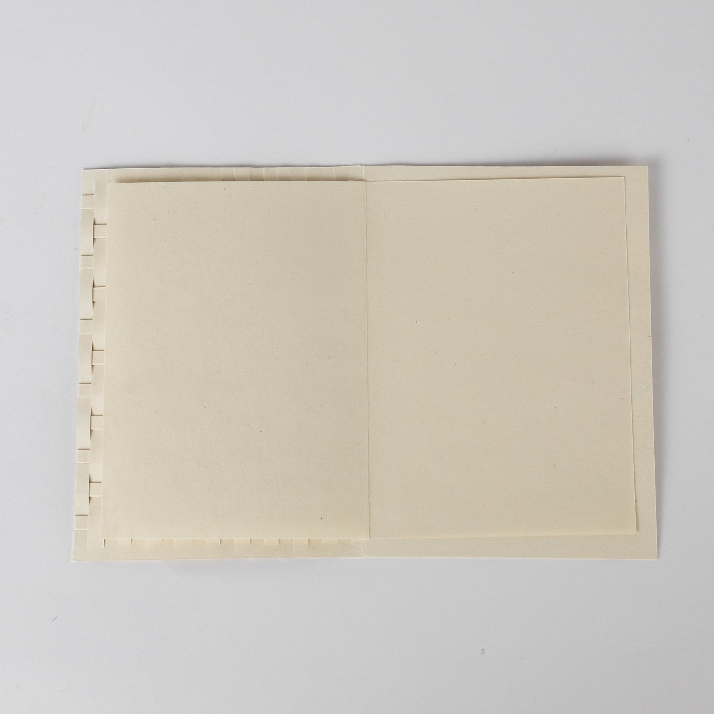 Card floral print M/3 woven ppr 4.25x6 cream/gold