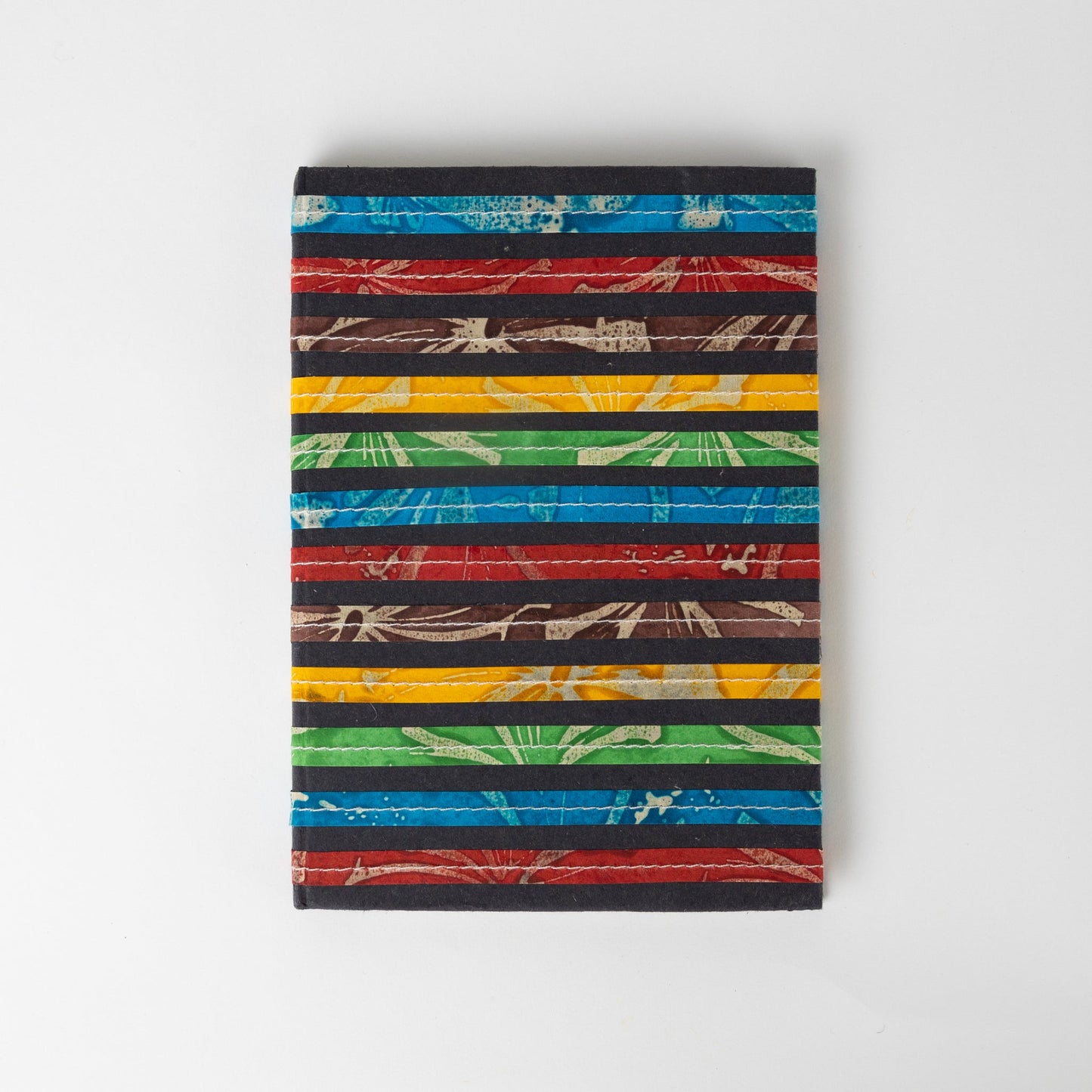 Journal horiz striped batik ppr 8.25x6 multi