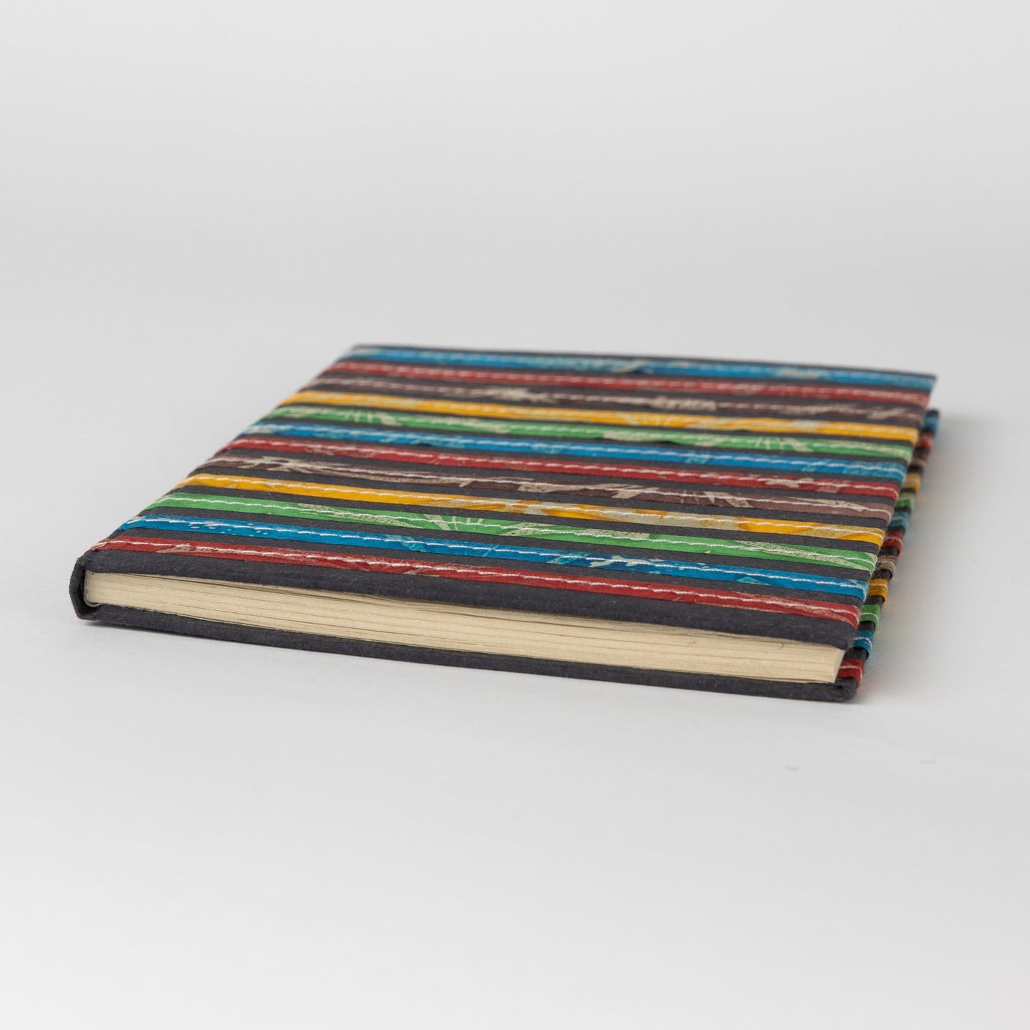 Journal horiz striped batik ppr 8.25x6 multi