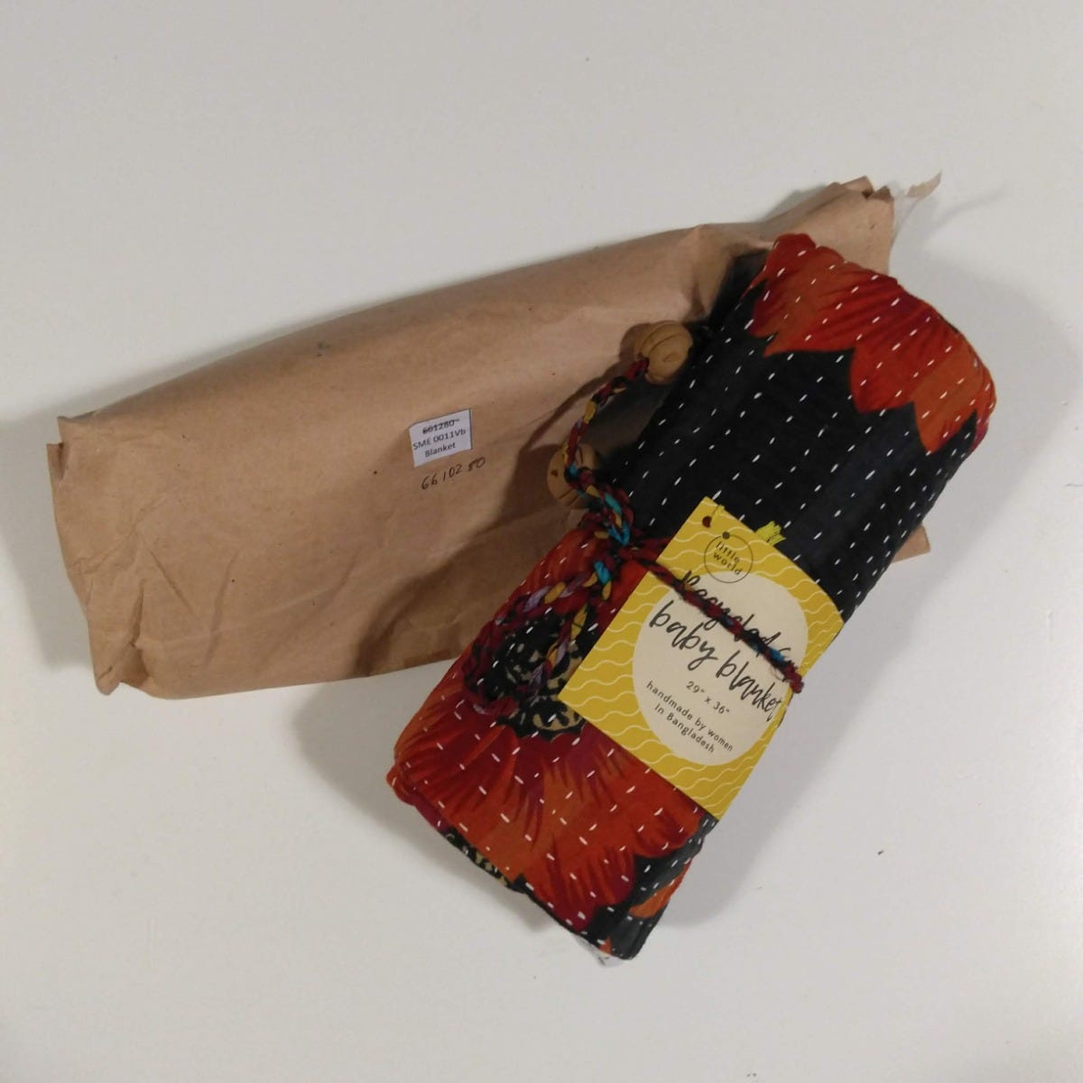 Blanket f/baby sari 36x30 asst