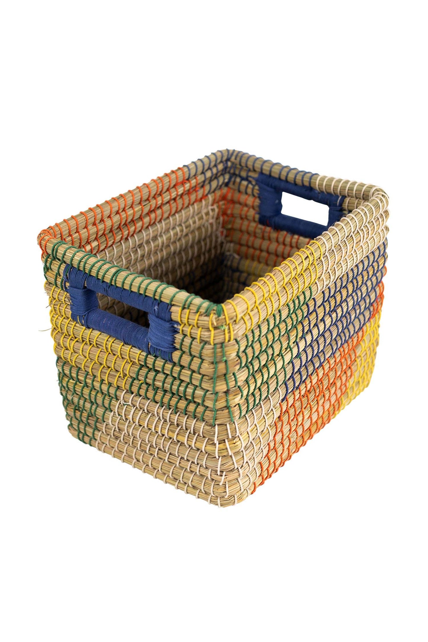 Basket storage kaisa/cttn 12x10x10H nat/multi