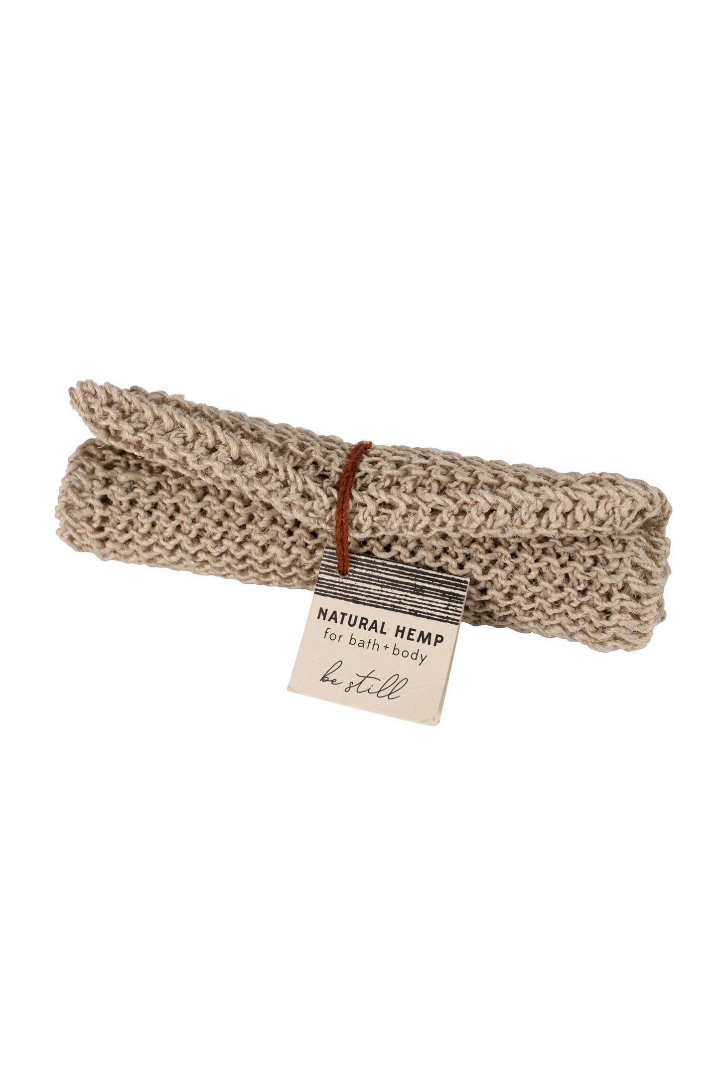 Wash cloth knitted hemp 7sq