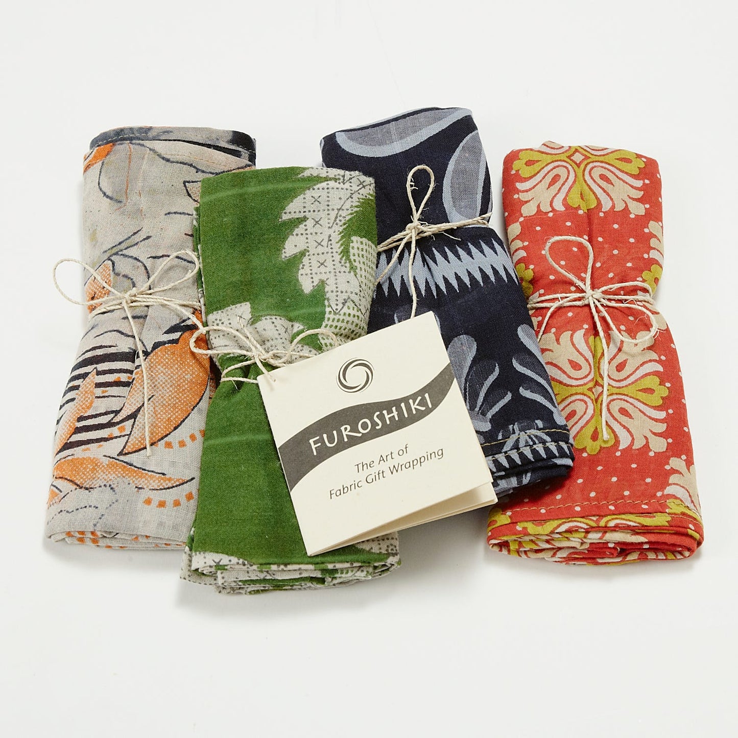 Gift wrap asst saris cotton 26sq