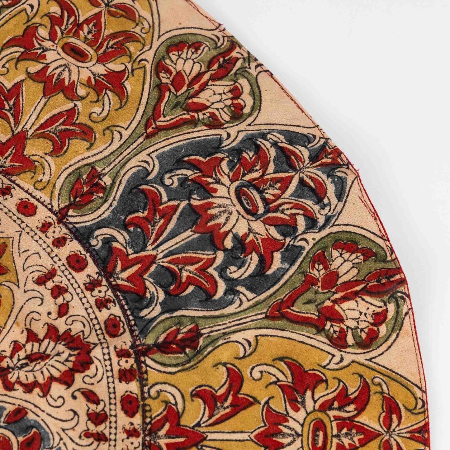 Rajodi Kalamkhari Round Tabletopper - Default Title (6801190)