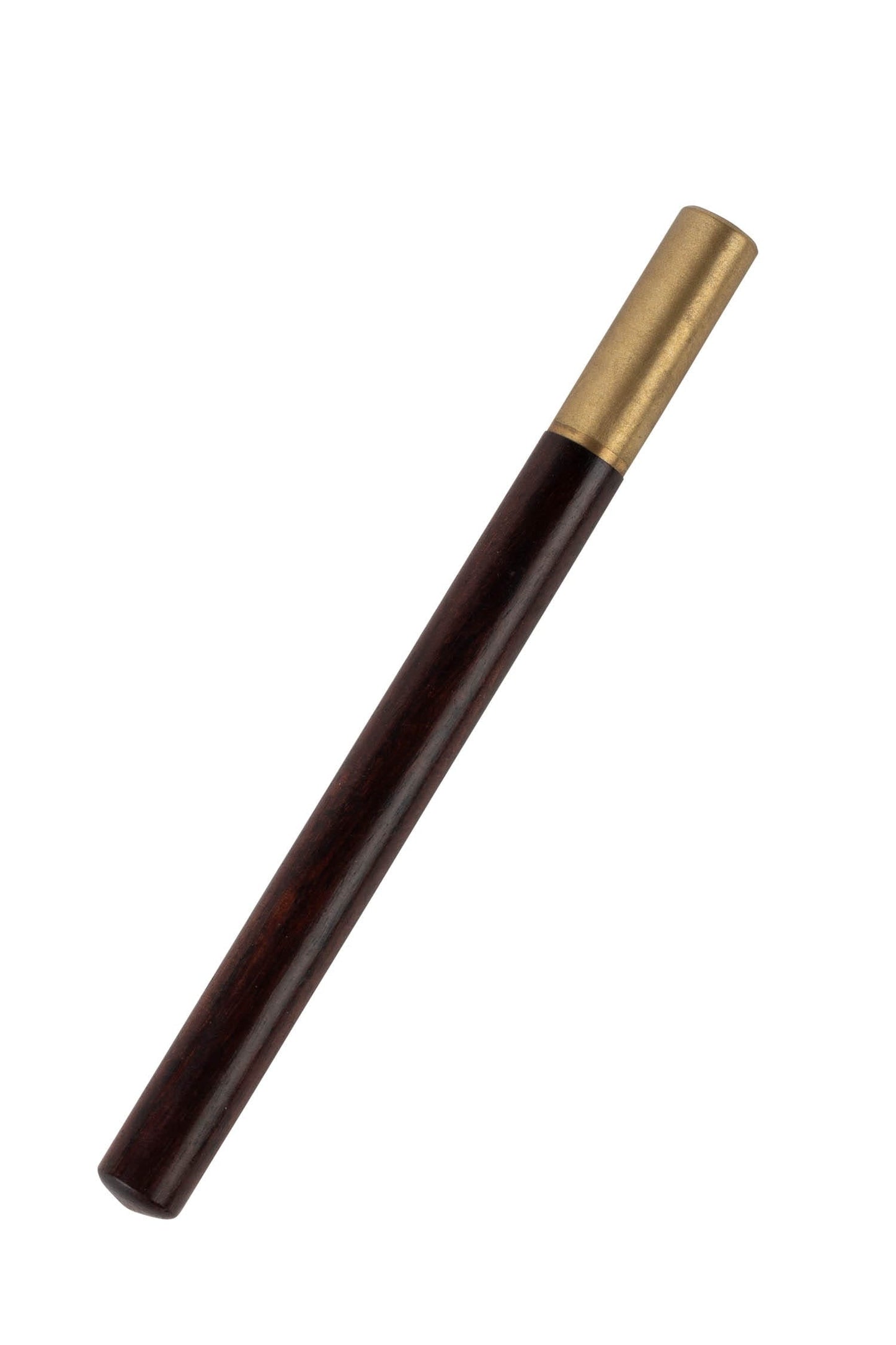 Pen w/gift box sheesham/brass 5.5L brn/gld/blk