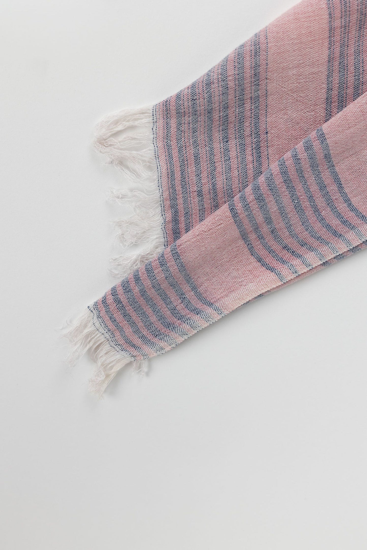 Scarf lightweight mini stripes bb 72Lx28W pk/blu