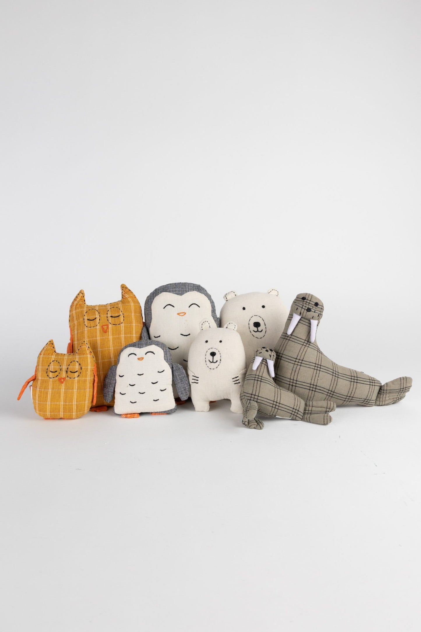 Penguin pair Chillout Chums cttn 6H/4H gray/white