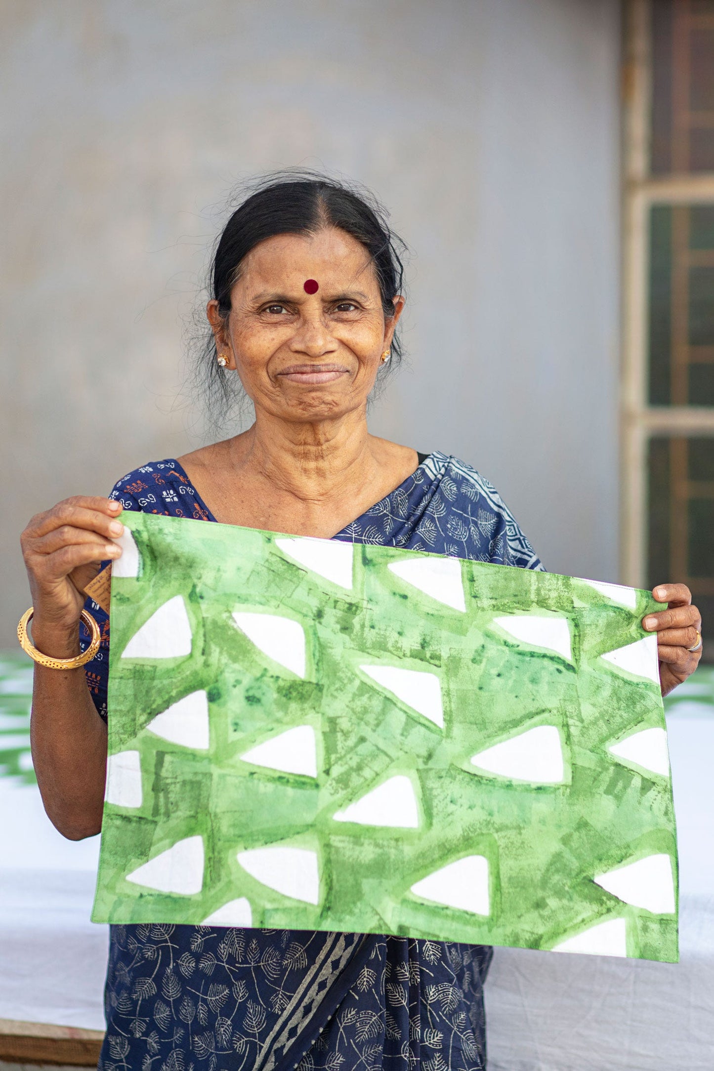 PlacematSTEGOSAURUScotton 14X20 green/white ACCP