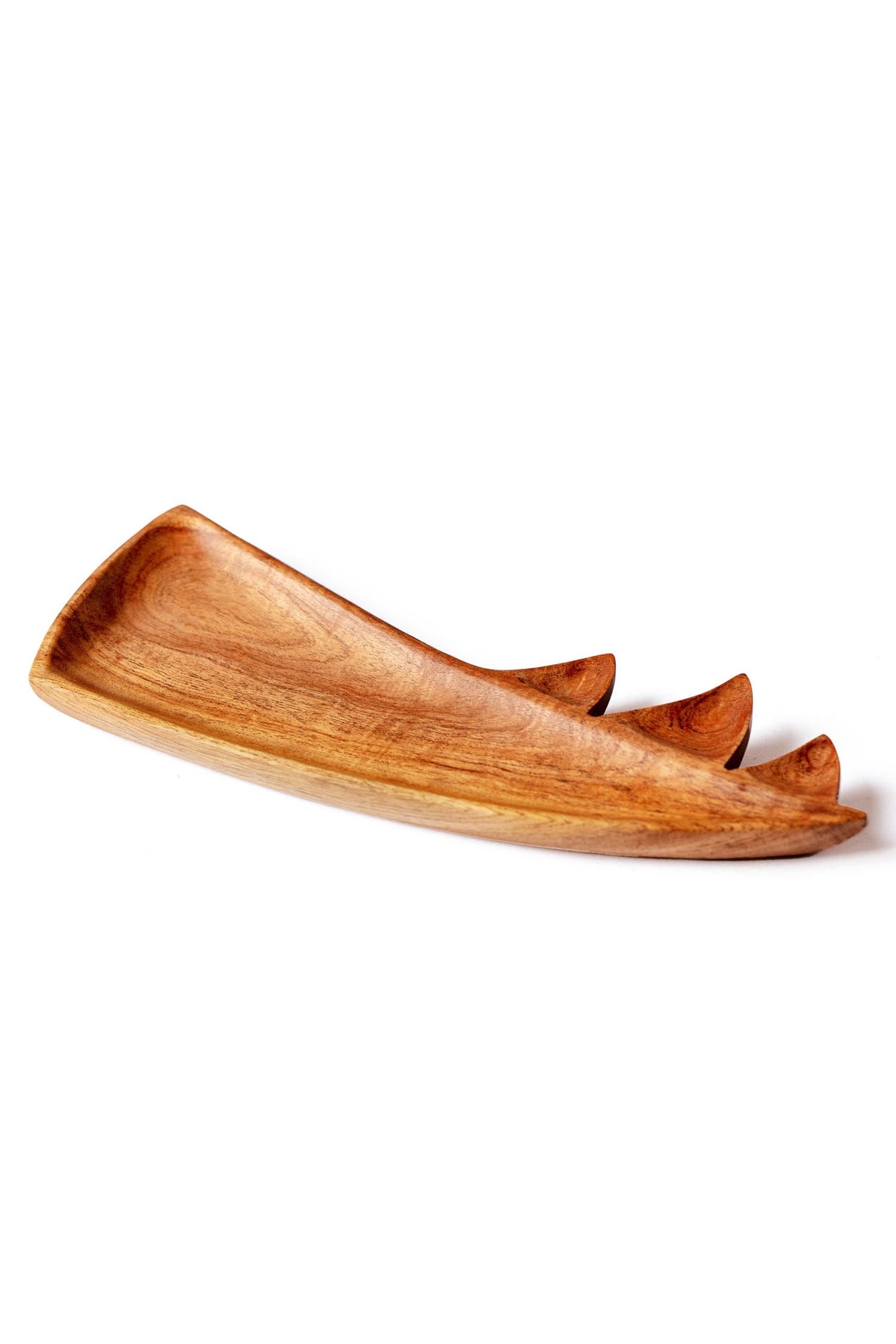 Plate STEGOSAURUS tail wood 11X4 nat ACCP