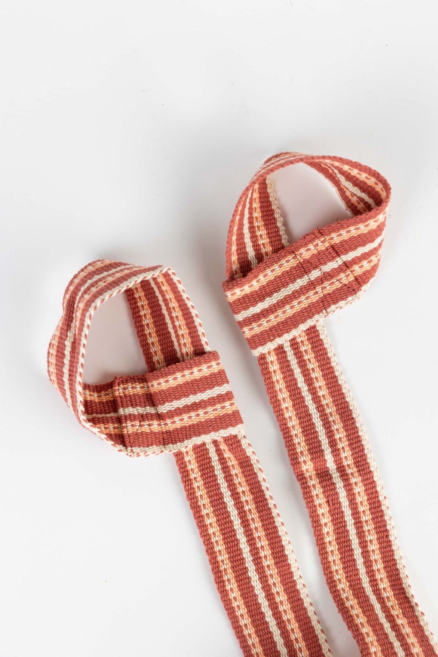 Yoga 2 in 1 strap woven cotton 52Lx1.75W pch/pnk
