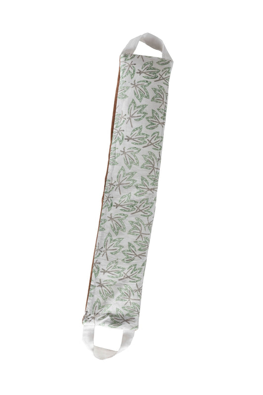 Body wrap leaves cttn/lavander 23Lx5 grn/wht/brn