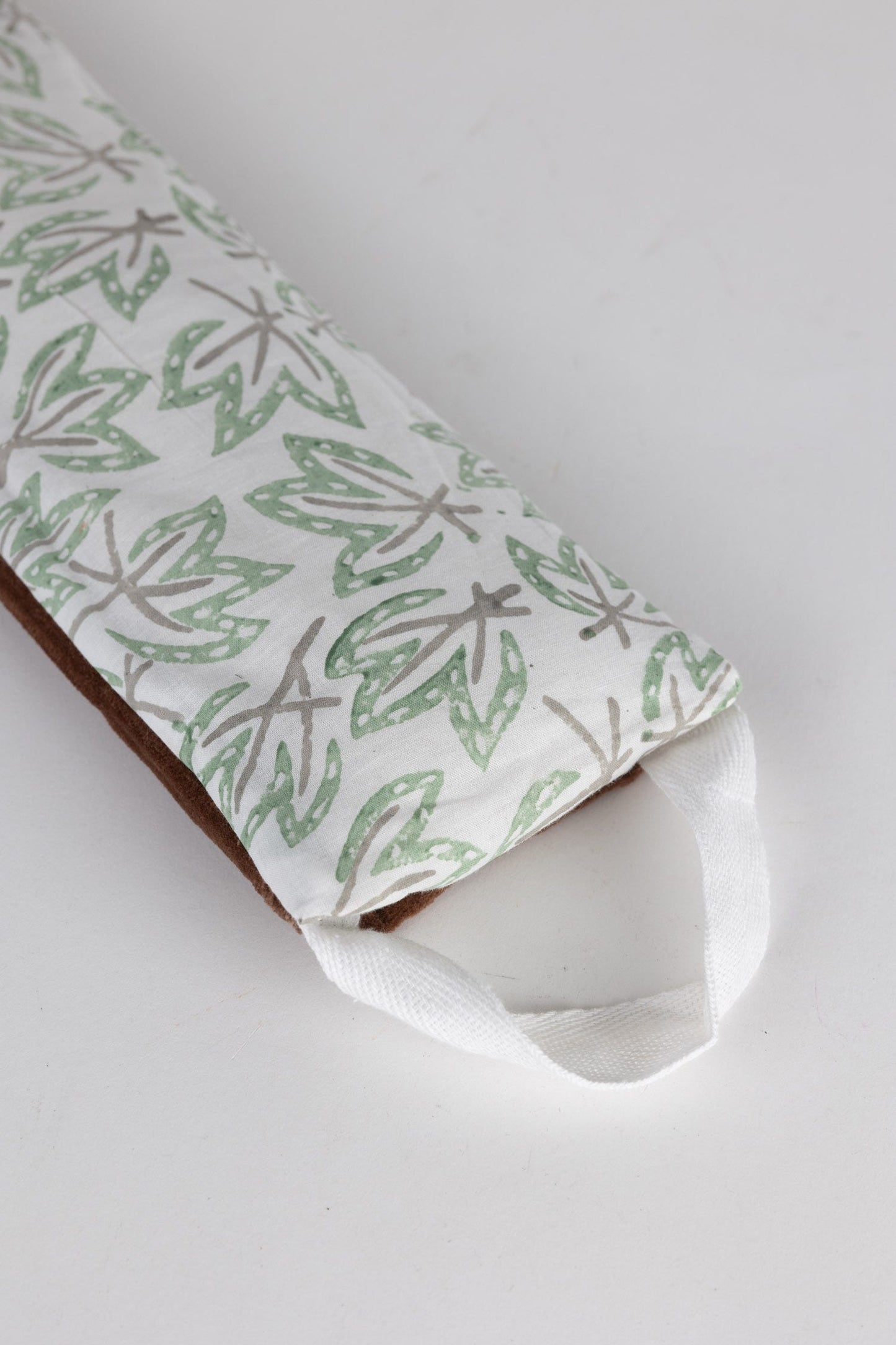 Body wrap leaves cttn/lavander 23Lx5 grn/wht/brn