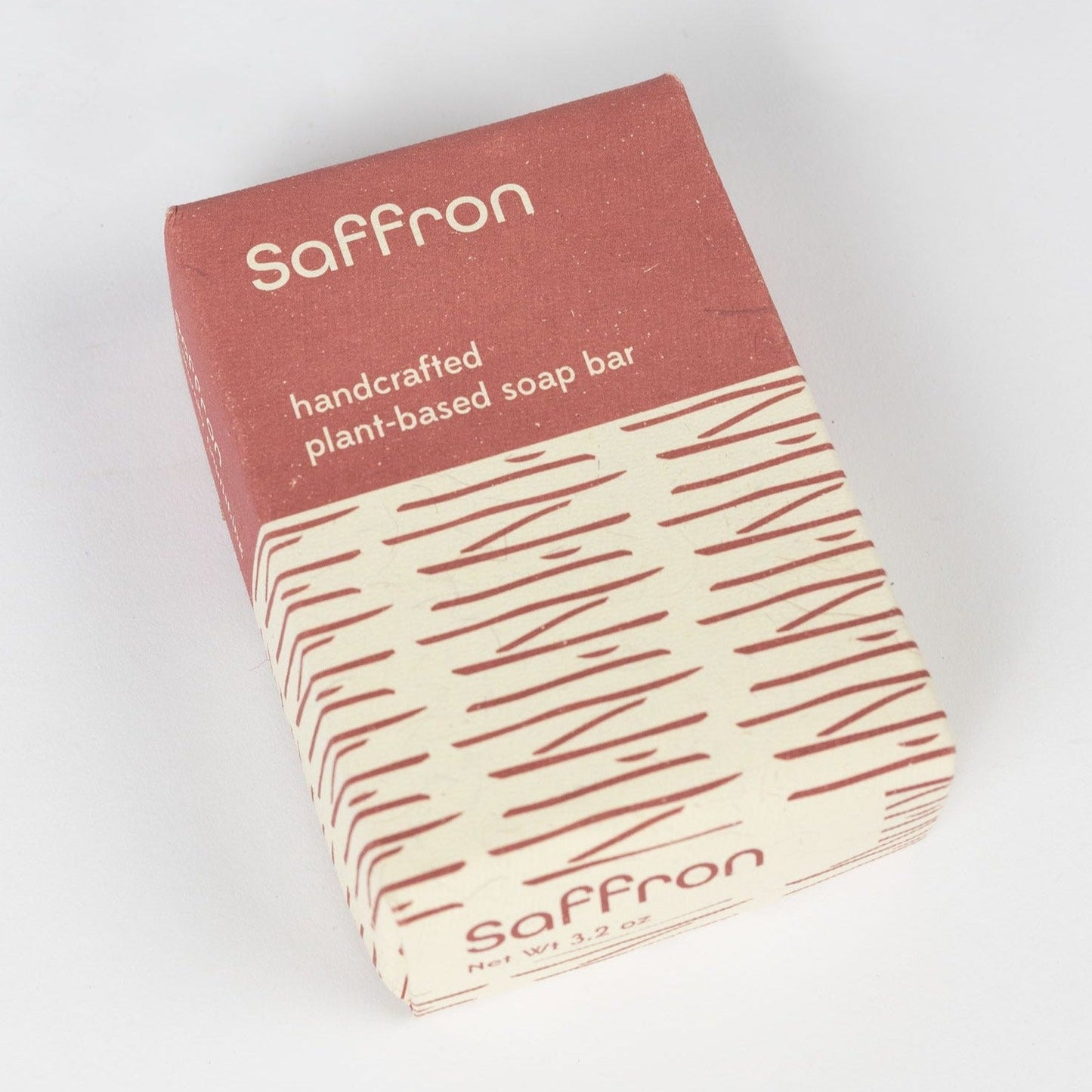 Soap saffron M/5 vegatable oil 3.2oz rust/cream